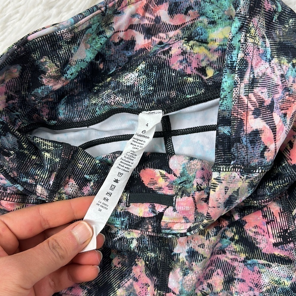 Lululemon Fast & Free Crop II *Nulux 19" Dappled Daze Multi - Picture 4 of 6